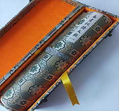 留坝书画装裱案例